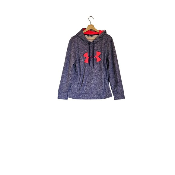 Woman's Underarmour Hoodie XL Blue heathered - Picture 1 of 8